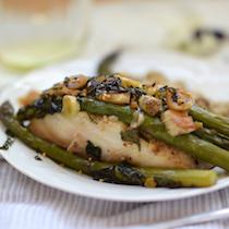 Cod en Papillote with Asparagus, Ginger, and Sesame