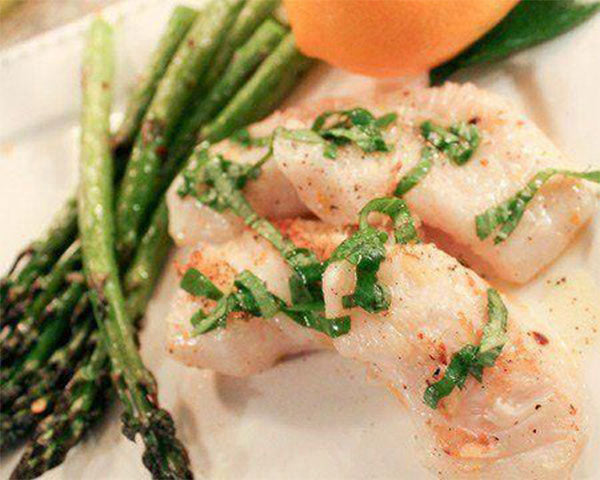 Halibut Cheeks with Meyer Lemon and Basil Vinaigrette – Pure Food Fish ...
