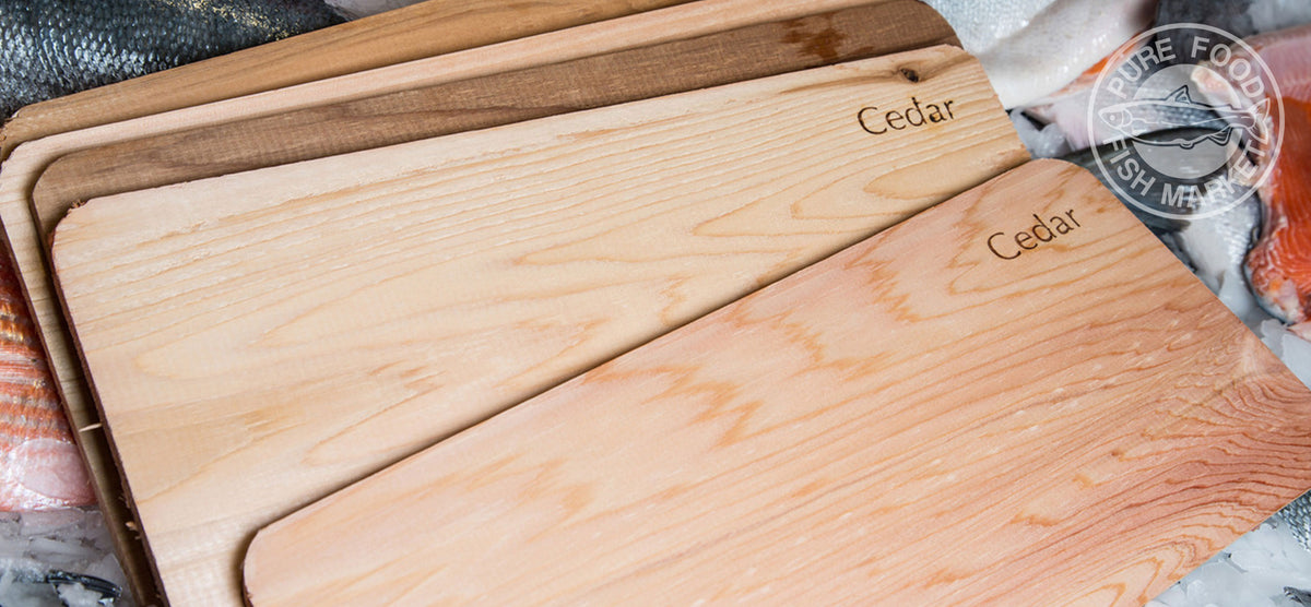 Cedar Cooking Planks Pure Food Fish Market