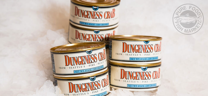 Canned Dungeness Crab Meat  (6.5 oz cans)