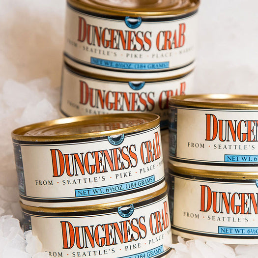 Canned Dungeness Crab Meat  (6.5 oz cans)